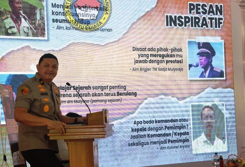 Berigjen Pol Dokter Hengki Haryadi Motivasi Pelajar SMA Taruna Nusnatara