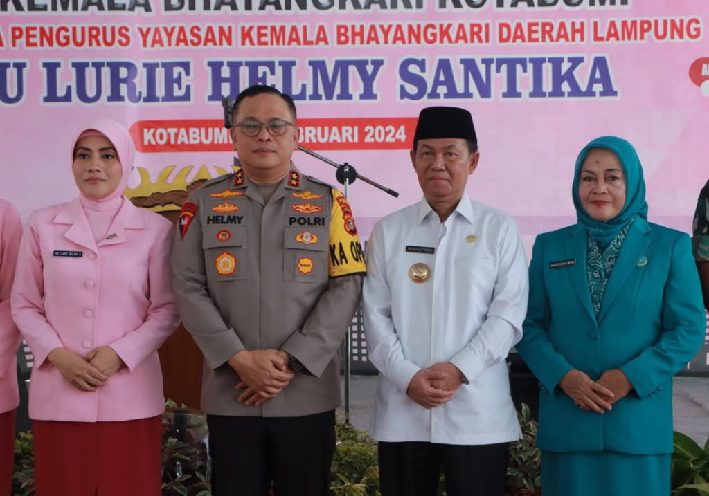 Bupati Hadiri Peresmian Rehabilitasi Ruang Kelas di SMA Kemala Bhayangkari