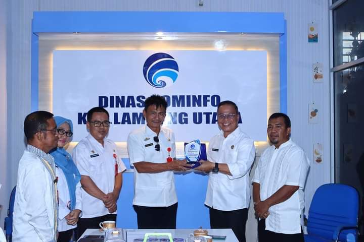 Kominfo Kabupaten Lampung Utara Terima Kunker Kominfo Kabupaten OKU