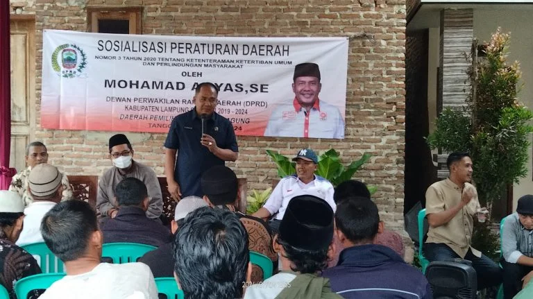 M Akyas Sosper di Marga Agung Kecamatan Jatiagung