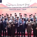 50 Anggota DPRD Lamsel Hasil Pemilu 2024 Resmi Dilantik