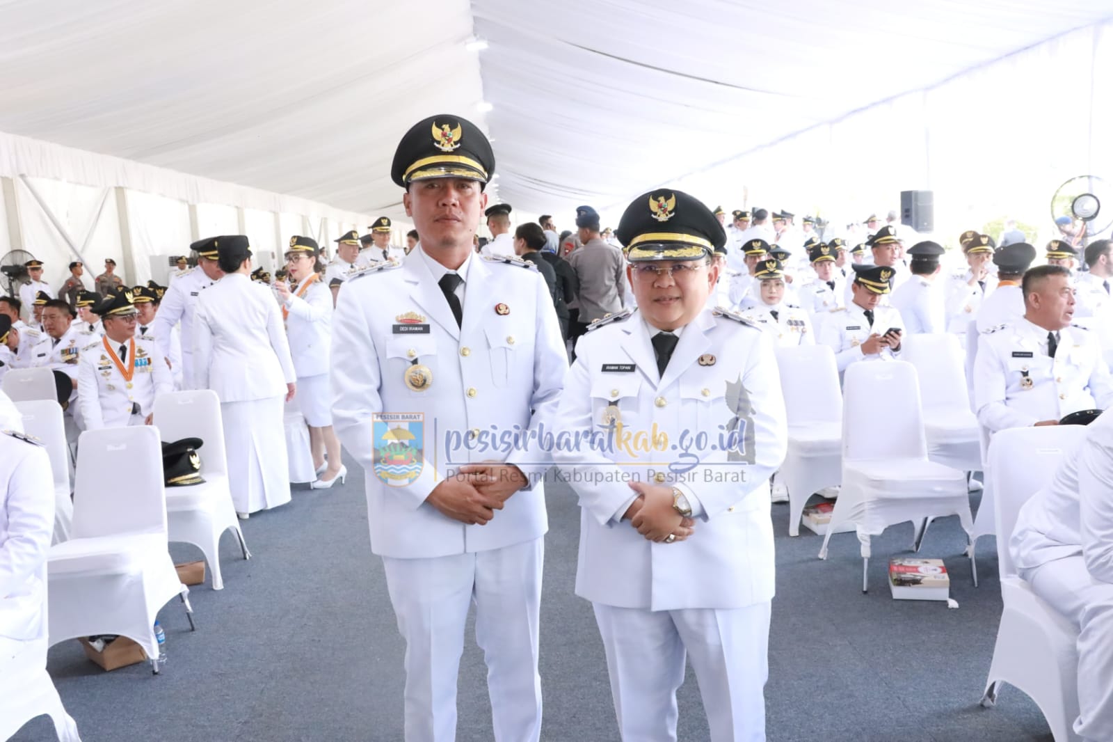 residen Resmi melantik Dedi Irawan dan Irawan Topani