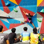 Atlet FPTI saat Pelatda di Venue Wall Climbing di PKOR Lampung